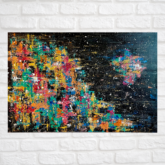 Under Lucky Stars | 24"x36" Original Abstract