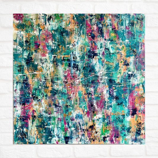 Look Deeper | 36"x36" Original Abstract