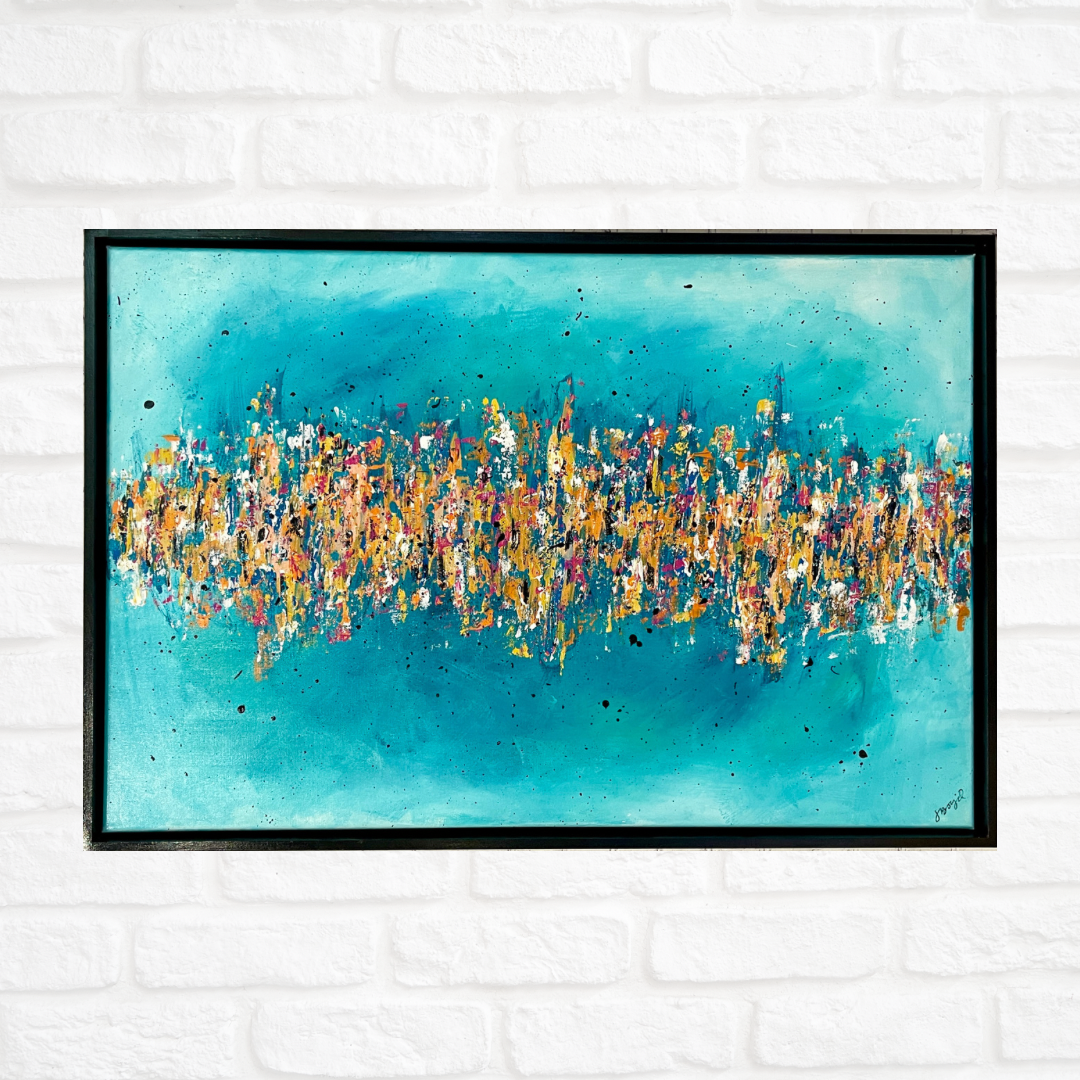 Finding Your Way | 24"x36" Framed Original Abstract