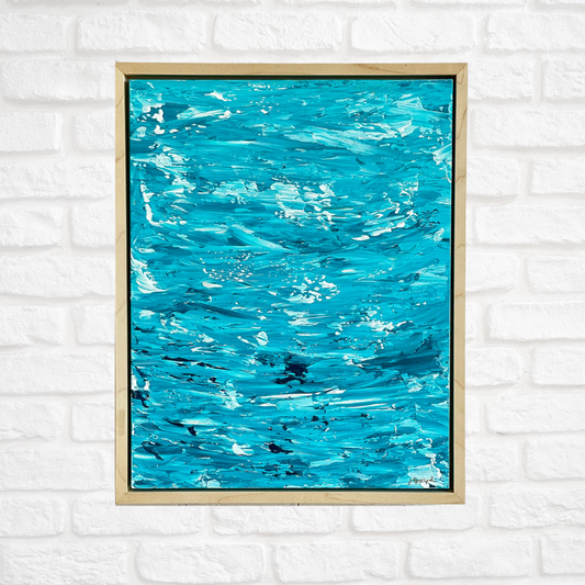 Open Minded | 11"x14" Framed Original Abstract