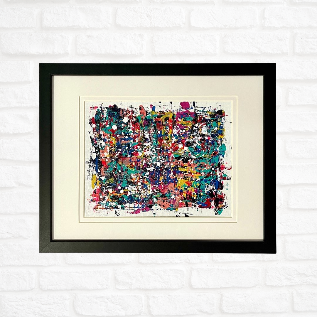 Feisty | Framed Original on Canvas