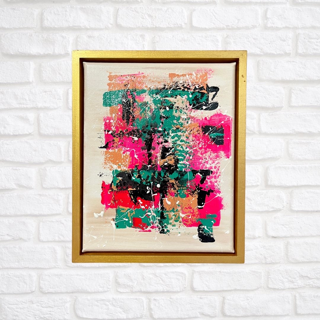 Out of Order | 8"x10" Framed Original Abstract