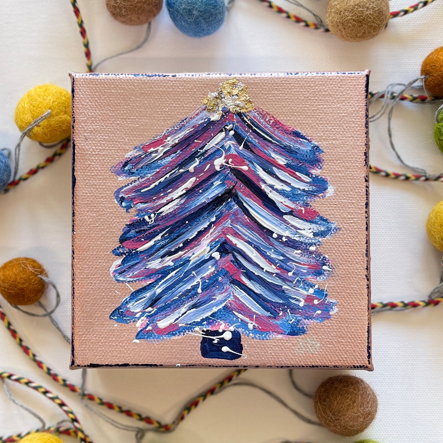 Art | 5”x5” Festive Tree