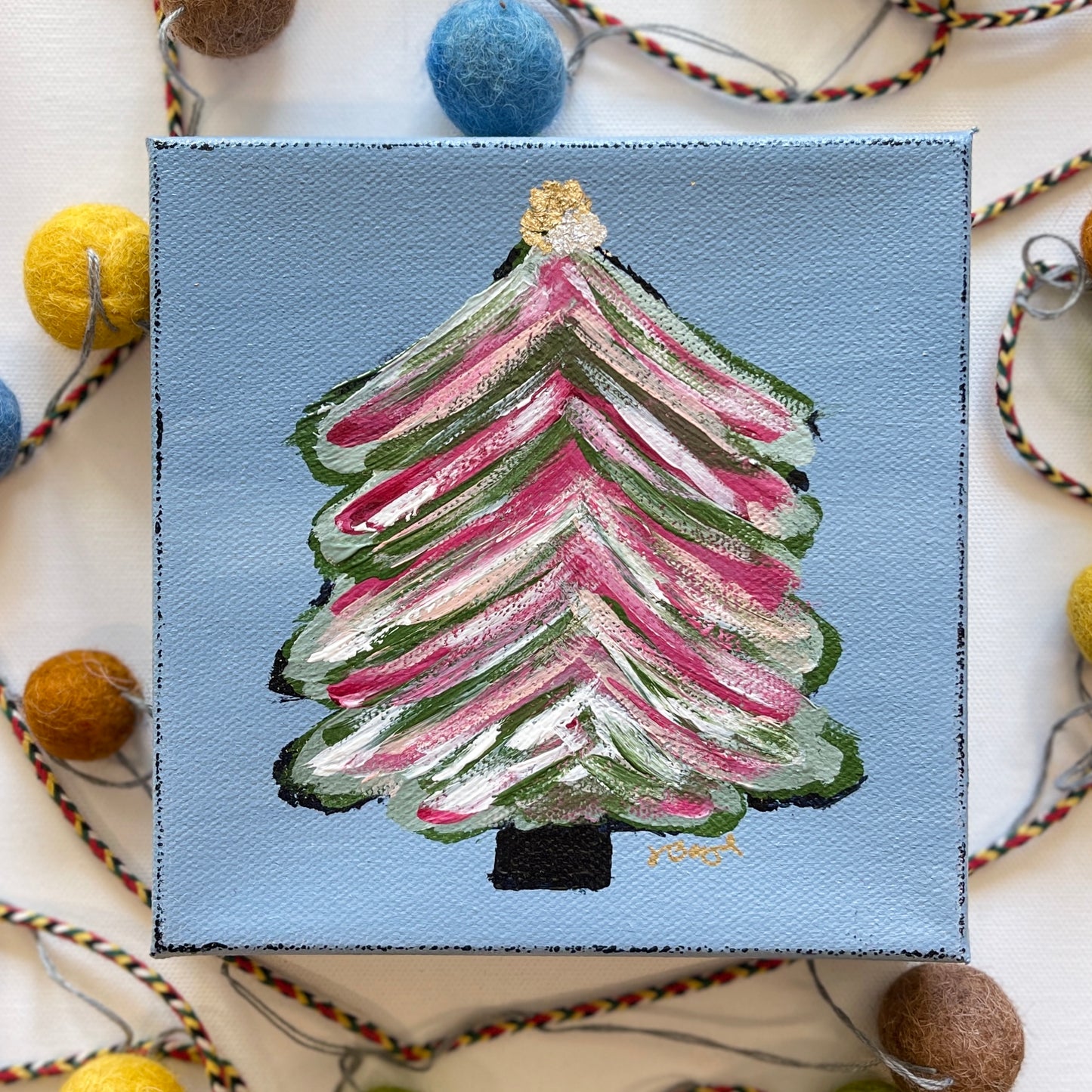 Aunt Bethany | 6”x6” Festive Tree