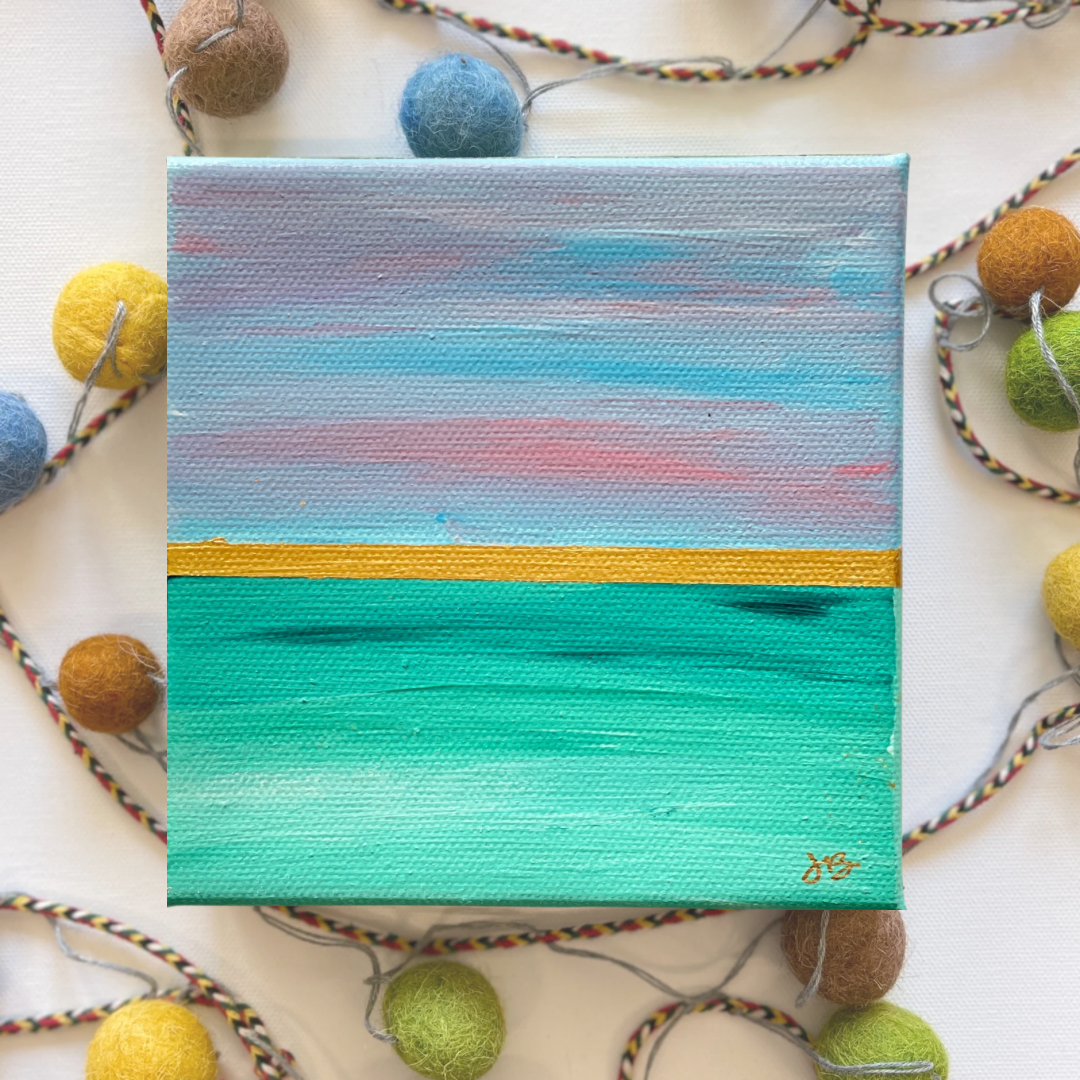 Mañana | 5”x5” Original Abstract