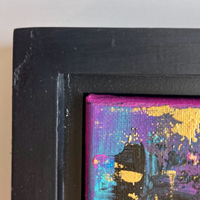 Good Times 10"x10" Framed Original Abstract