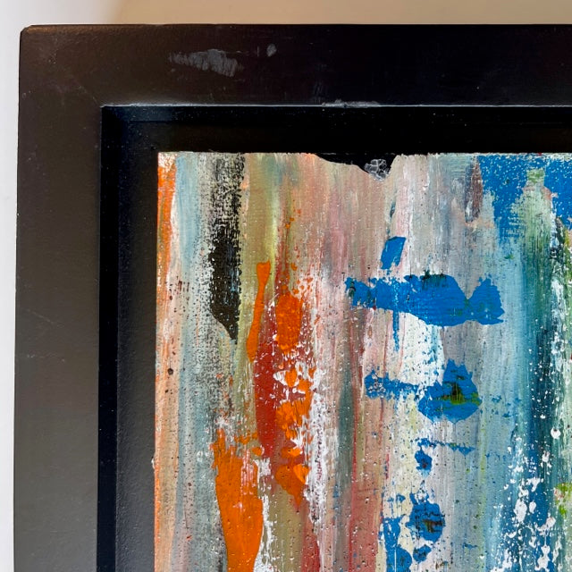 Hammer Down_1 | 11"x14" Framed Original Abstract