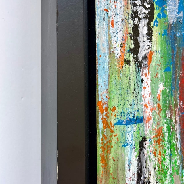 Hammer Down_1 | 11"x14" Framed Original Abstract