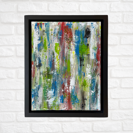 Hammer Down_2 | 11"x14" Framed Original Abstract