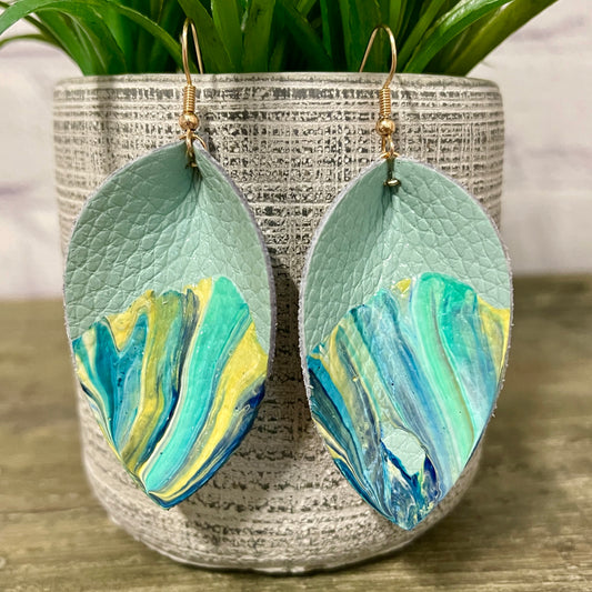 2.25" Petal Earrings "Alice"