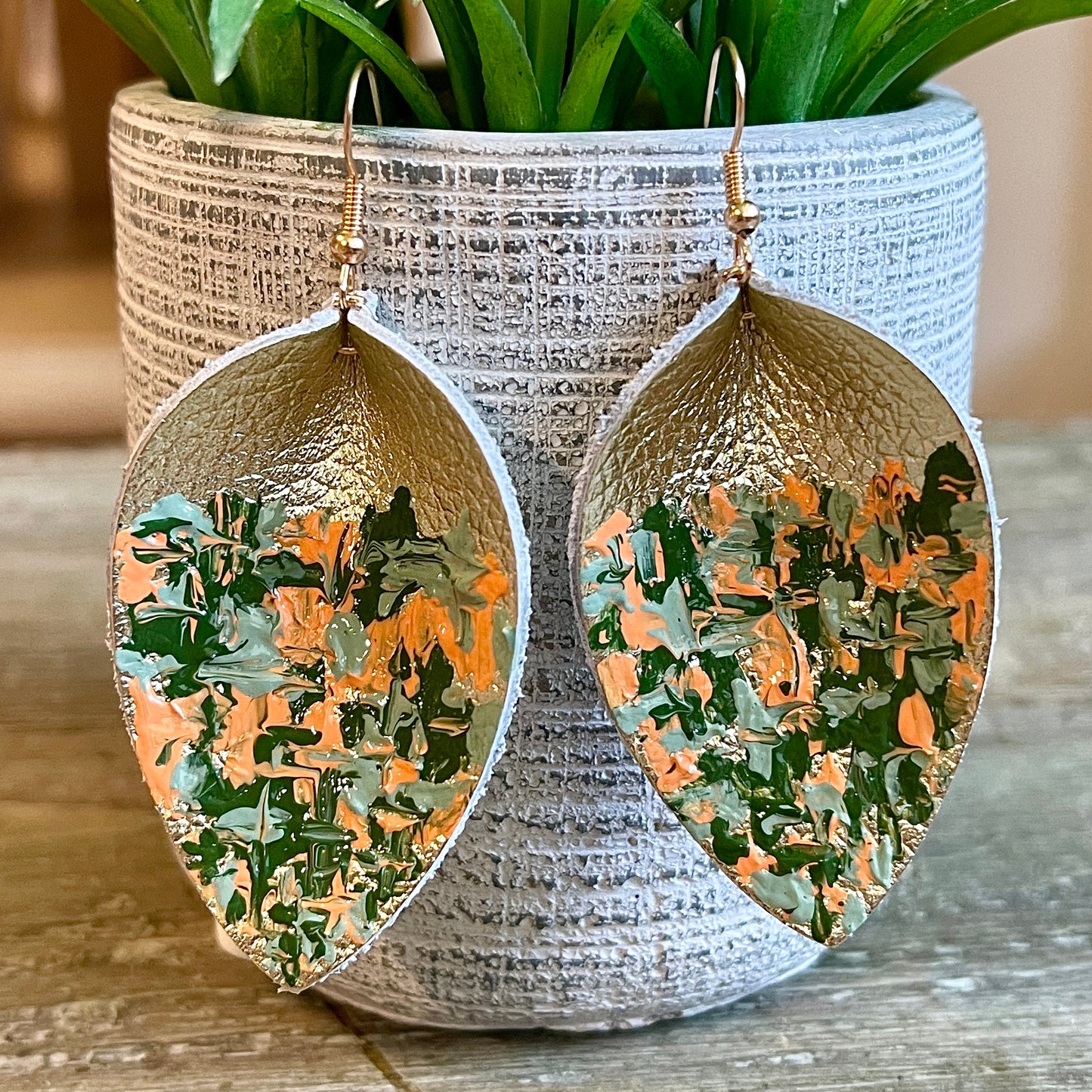 2.25" Petal Earrings "Amelia"