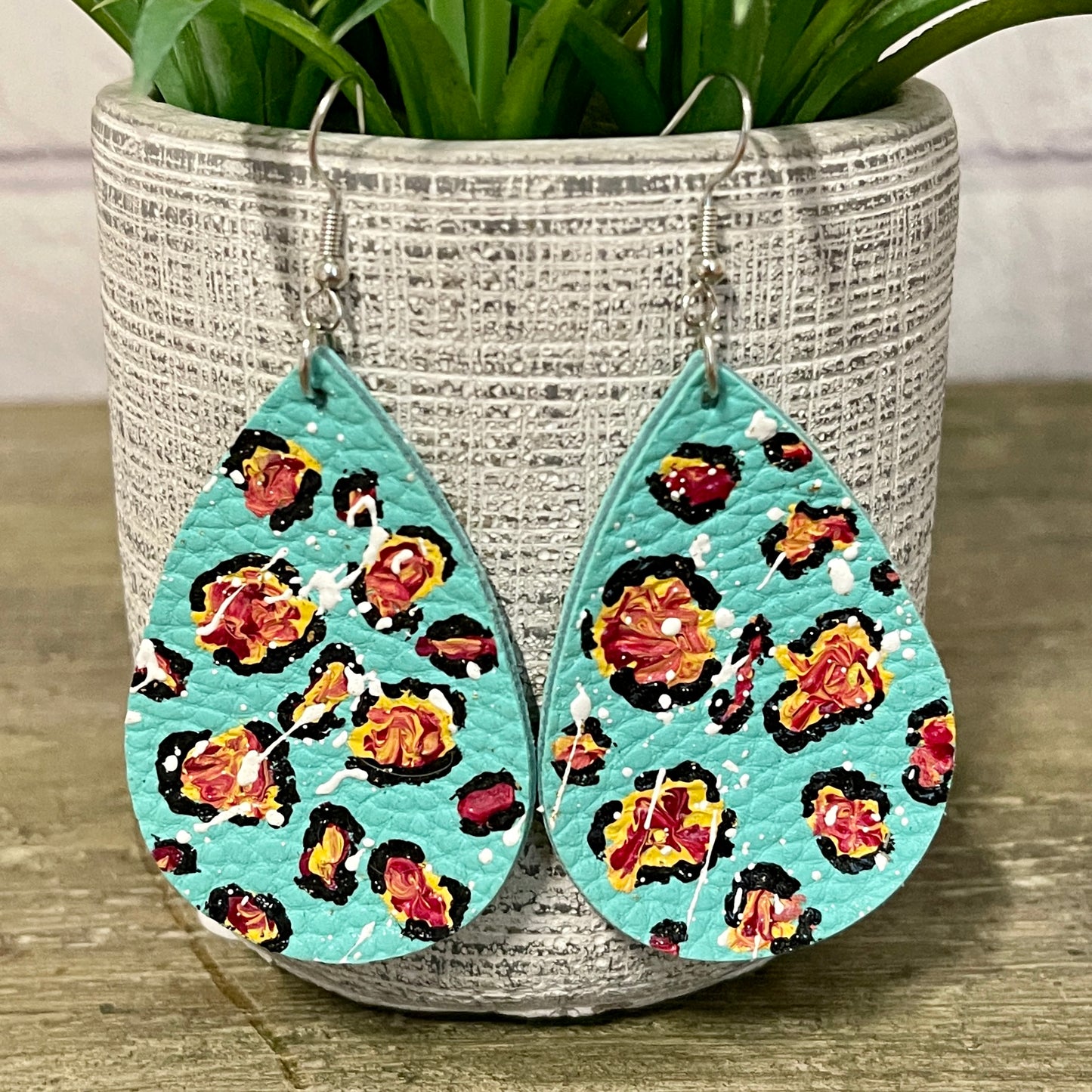 3" Teardrop Earrings "Carly"
