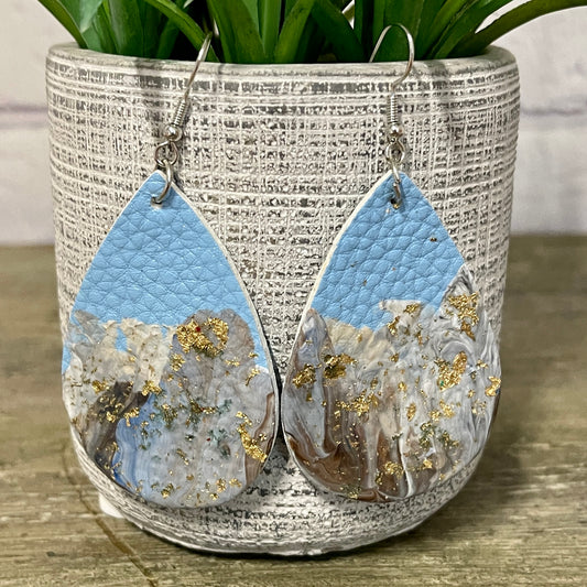 3" Teardrop Earrings "Christina"