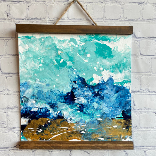 Soul Shifter | 12"x12" Original Abstract Scroll