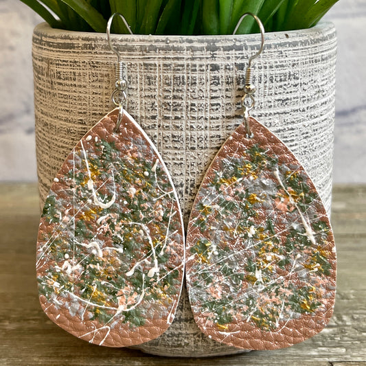 3" Teardrop Earrings "Meredith"