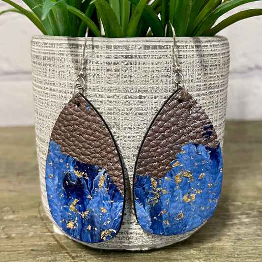 3" Teardrop Earrings "Laura"