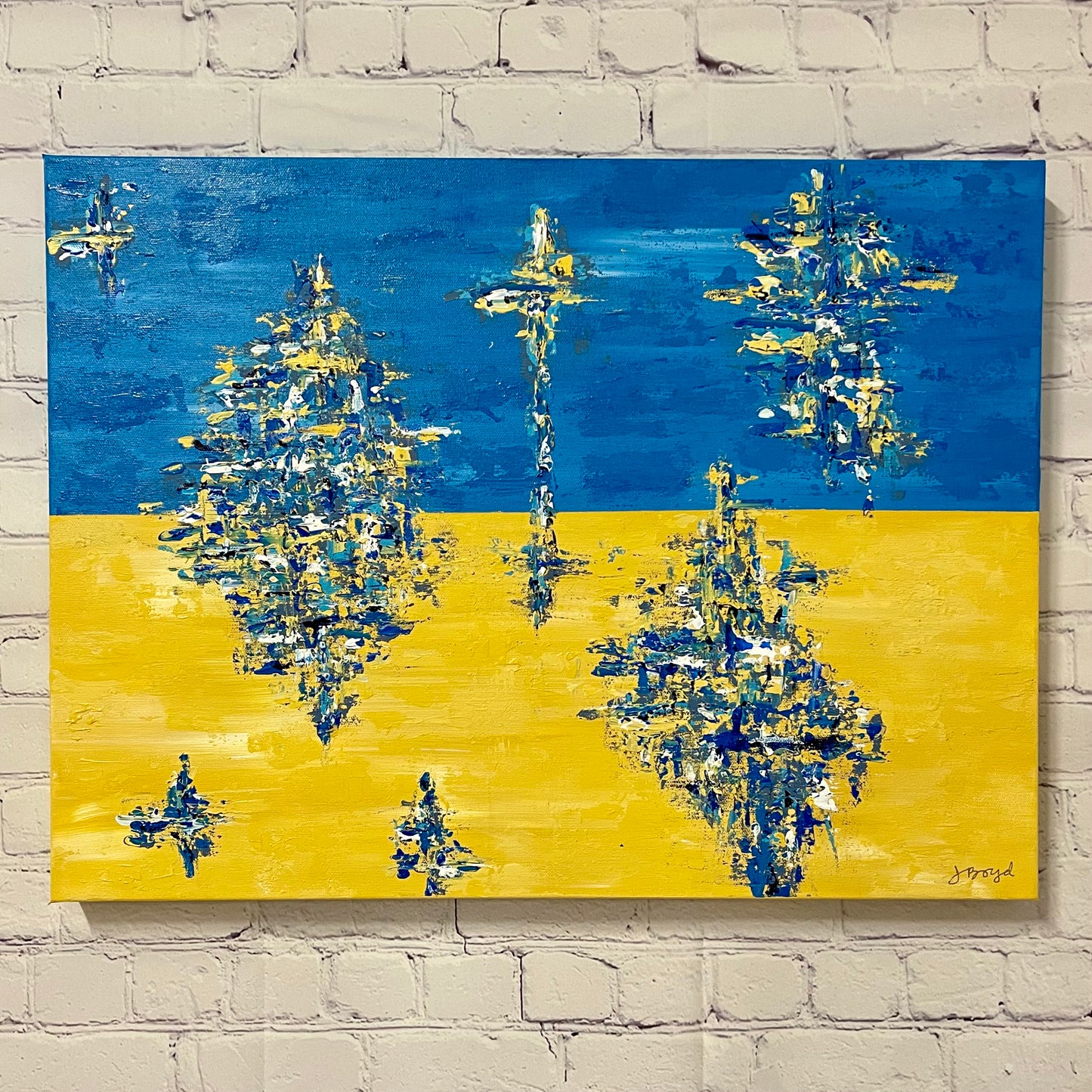 Stand Inspired | 18"x24" Original Abstract