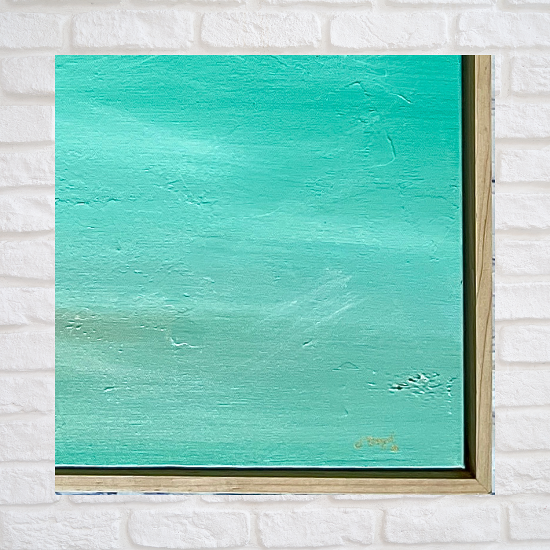 Cast Your Cares | 36"x36" Original Abstract