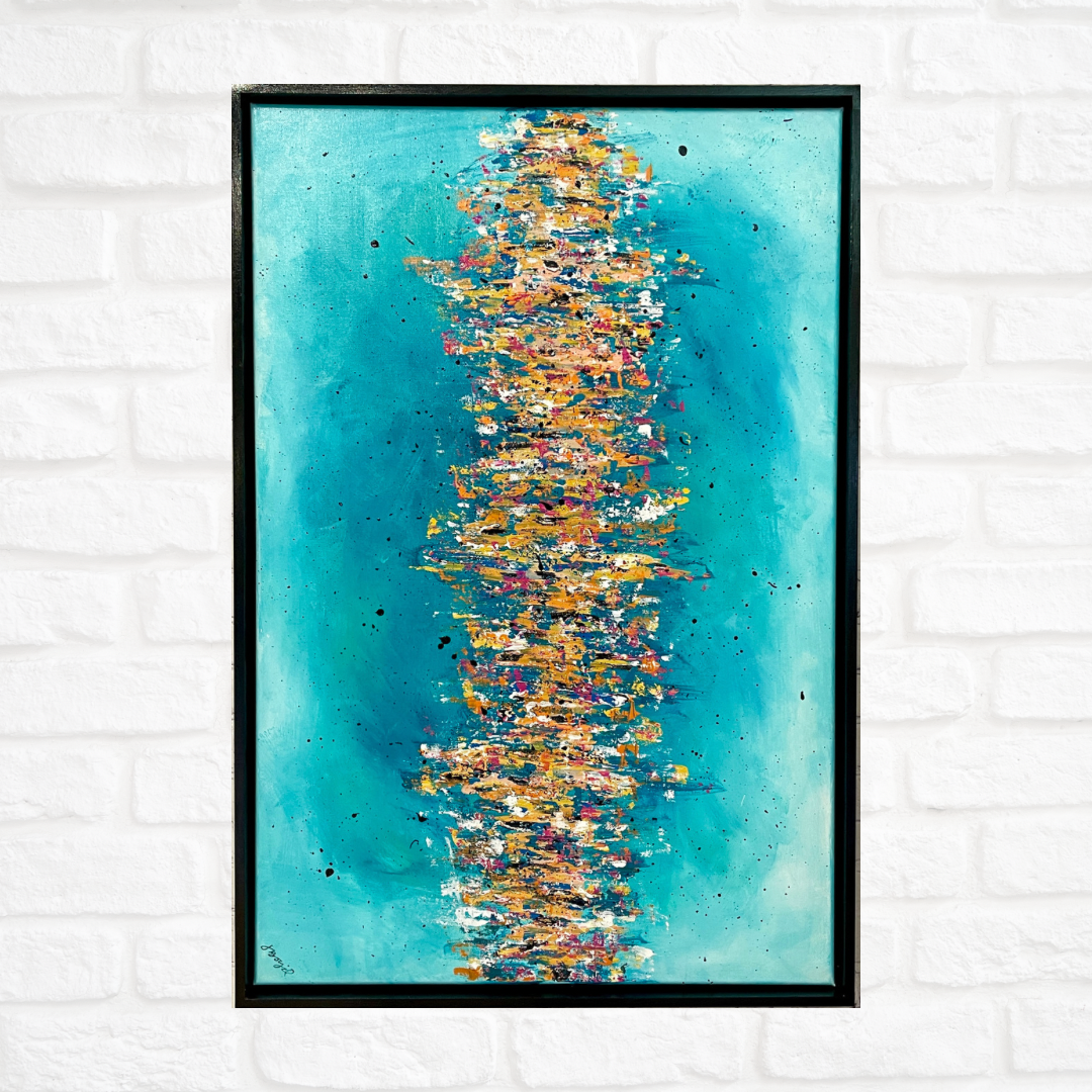 Finding Your Way | 24"x36" Framed Original Abstract
