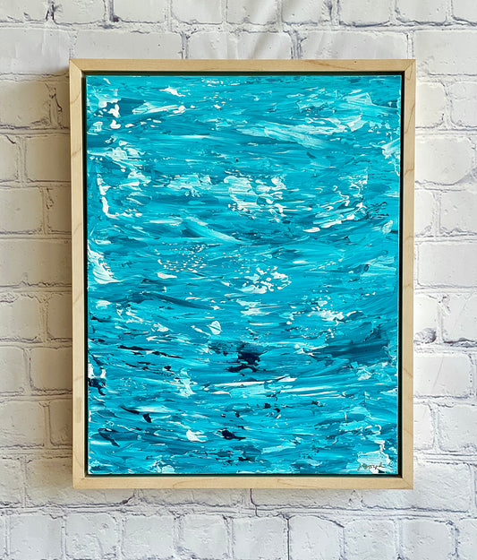 Attitude Adjustment | 11"x14" Framed Original Abstract