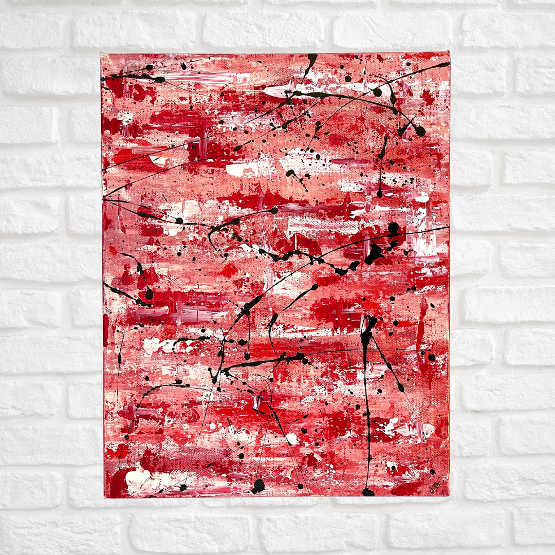Red Hot | 11"x14" Original Abstracts