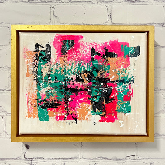 Out of Order | 8"x10" Framed Original Abstract