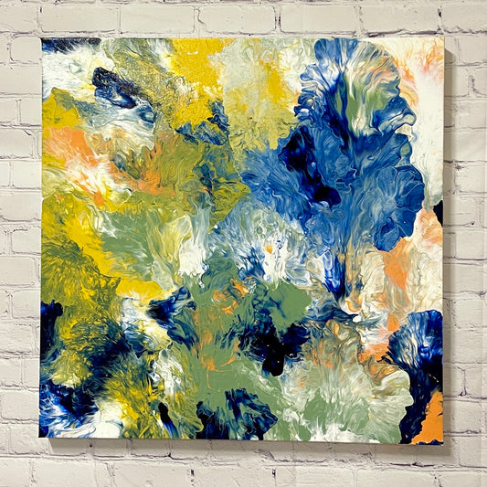 Jesus Take the Wheel | 24"x24" Original Abstract