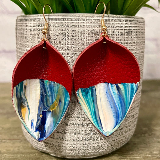 2.25" Petal Earrings "Susan"
